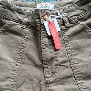 Marine Layer Women's Army Green Ankle Pants Size 2 NWT